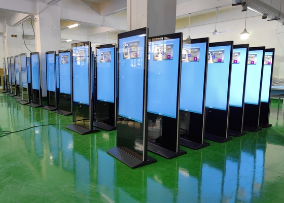Iphone Shaped Floor Standing Digital Signage Totem Kiosk