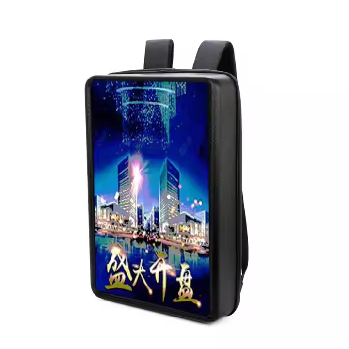 13.3-21.5-32inch backpack lcd display with power bank